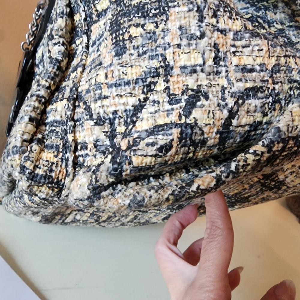 Chanel tweed satchel / speedy style - Picture 7 of 16